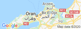 Bir El Djir map